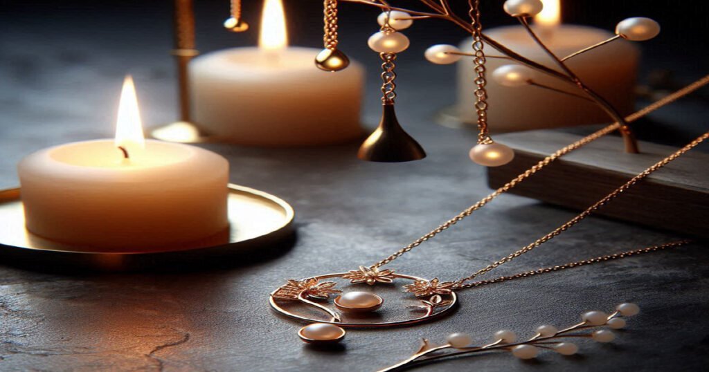 Candlelight and Necklace