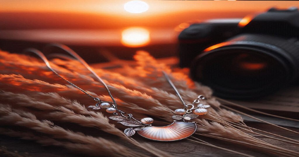 Necklace Clicked at Sunset